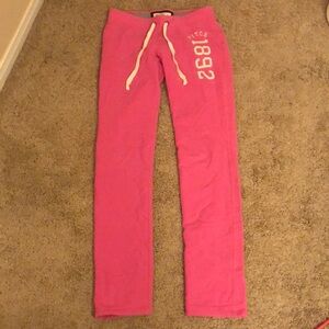 Pink sweatpants fitted